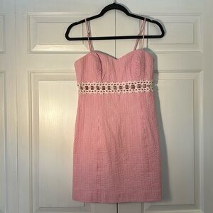 Lilly Pulitzer Striped Daisy dress with spaghetti straps